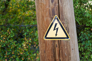 Schild Hochspannung Lebensgefahr