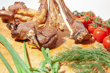barbecue, pork, beef, lamb, sturgeon, chicken, meat, mushrooms,  fast food, cooking, fast food restaurant dishes, e-commerce