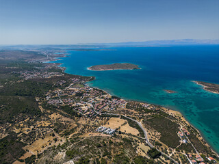 Fototapeta na wymiar aerial view of bay