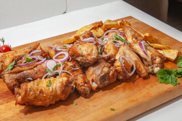 barbecue, pork, beef, lamb, sturgeon, chicken, meat, cafe, restaurant, chef, fast food, cooking