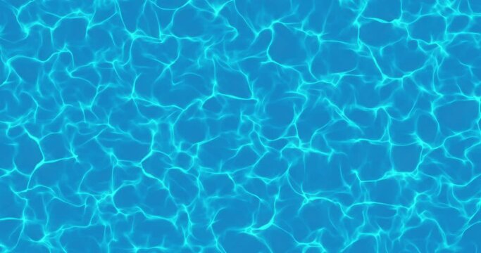 animation of flowing water, sea, swimming pool (4K, looping)	