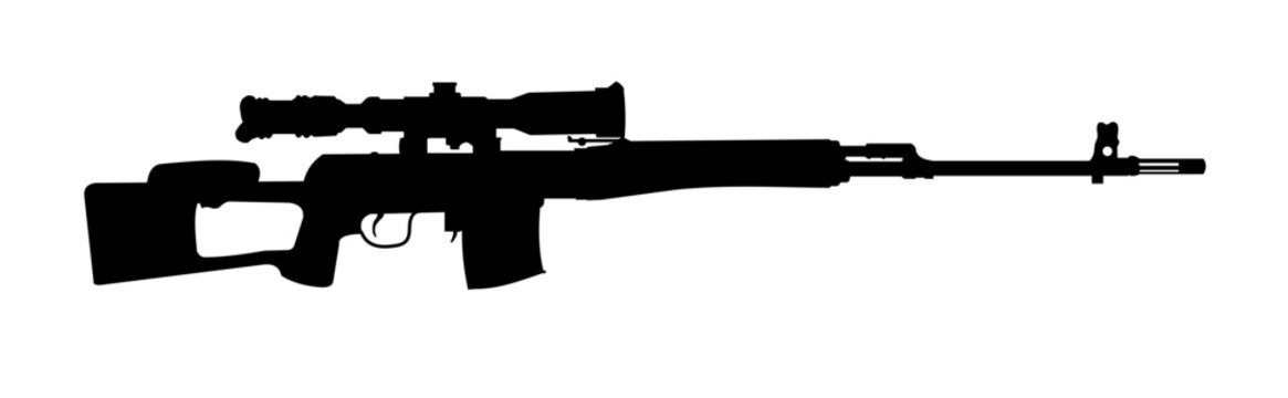 SWD sniper rifle. the contour of the launcher rifle