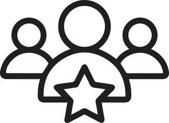 user experience vector symbol. user experience icon. Customer experience vector icon. satisfaction rating vector icon. Rating icon. star satisfaction rating design