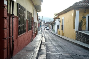 narrow street in the old town