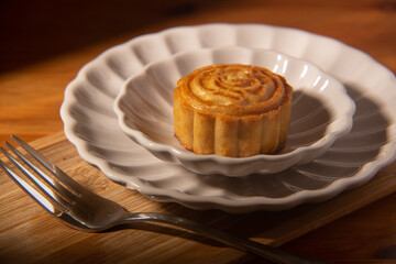 Mid-autumn festival Cantonese style moon cake