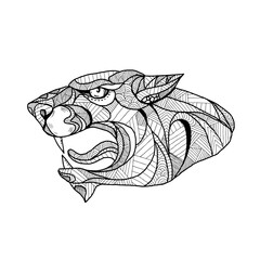 Panther Head Zentagle