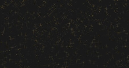 Abstract background, pattern of stars on a black background. Minimal style.