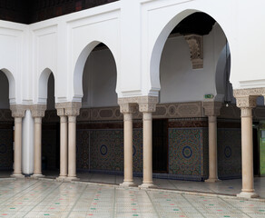 Interior of The Grand Mosque of Paris