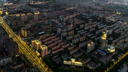 Naklejka premium China Changchun city summer landscape after rain