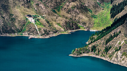 Landscape of Tianshan Tianchi Scenic Area, Xinjiang, China