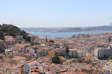 Fototapeta na wymiar view of the city Lisbon in Portugal 