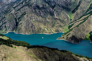 Landscape of Tianshan Tianchi Scenic Area, Xinjiang, China