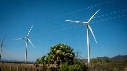 parque eólico de aerogeneradores