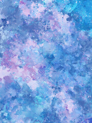Obraz premium 幻想的な水色の水彩テクスチャ背景 