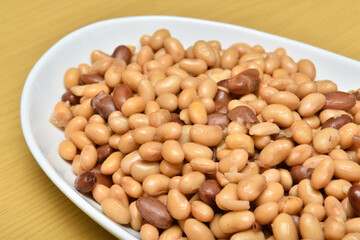 大豆と金時豆の煮物