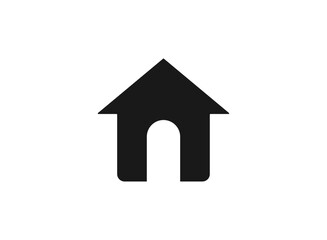 Home house work from home icon vector symbol illustration.