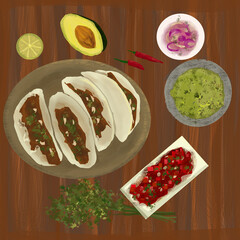 comida mexicana tacos