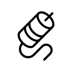 coaxial line icon illustration vector graphic