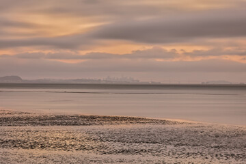 San Francisco Bay Area Waterfront During Sunrise