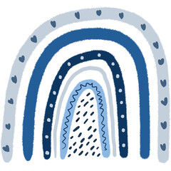 Cute Hand drawn Rainbow