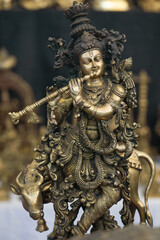 Statue of Hindu god krishna	