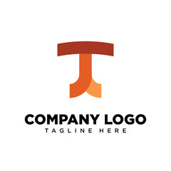 Logo design letter T, suitable for company, community, personal logos, brand logos