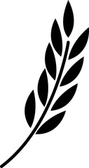  Leaf icon illustration isolated vector sign symbol on white background..eps