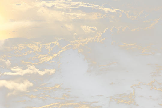 Cloud in sky atmosphere from airplane, out of windows is cloudscape cumulus heaven and sky under Sun. View from above cloud is beautiful with abstract background climate weather at high level