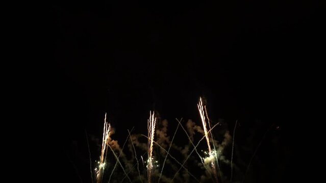 打ち上げ花火（音声あり）