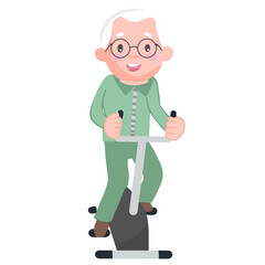 old man fitness and exercise