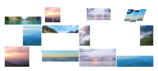 Presentation layout templates design, Multipurpose template for slide, Brochure report cover, flyer, leaflets decoration for printing, Blurred image for example Nature  landscape backgrounds, isolated