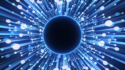 Abstract Big Data line Stream Digital Network Tunnel Technology Background