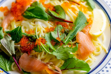 スモークサーモンのレモンクリーム