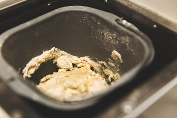 Dough in Breadmaker Pan