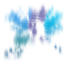 Isolated transparent abstract blotchy color gradient element.