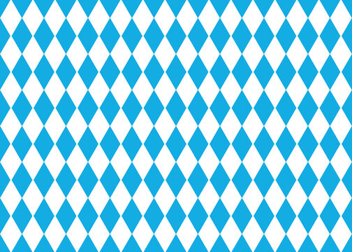 Seamless bavarian rhombic pattern. Oktoberfest. Vector graphics.