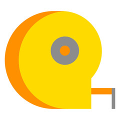 Tape measure  icon flat design