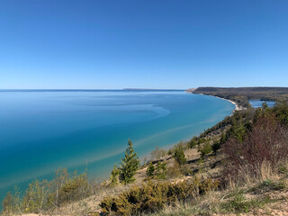 View of the Great Lakes coast