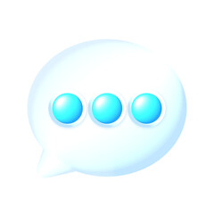 Chat message button game asset 2D icon transparent background
