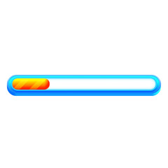 Loading bar 25% 1/4 game asset 2D icon transparent background