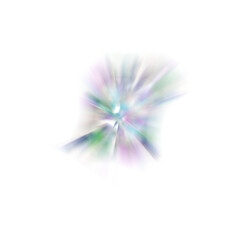 Fototapeta premium An abstract transparent motion blur burst shape.
