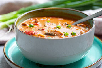 Vegetarische Suppe