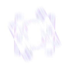  Isolated transparent abstract iridescent blur element.