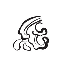 Obraz premium Koi, lotus, peony and waves