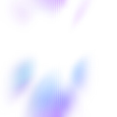 Isolated transparent abstract blotchy color gradient blur element.