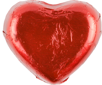 chocolate candy red heart.