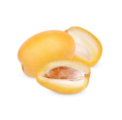 Fresh dates isolated on transparent background (.PNG)