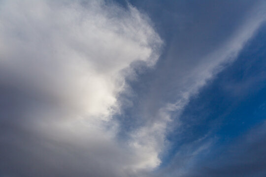 Clouds against blue sky