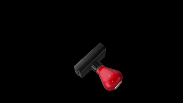 Rubber Stamps Animation, Alpha Channel. ProRes 4444 A16