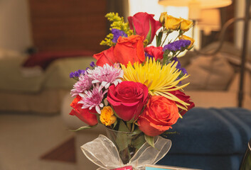 Colorful bouquet of flowers